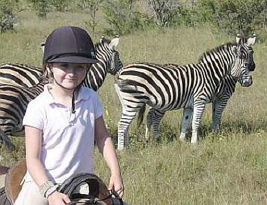 Kinder auf Reitsafari 2